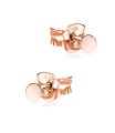 Circle Shaped Silver Ear Stud STS-5281